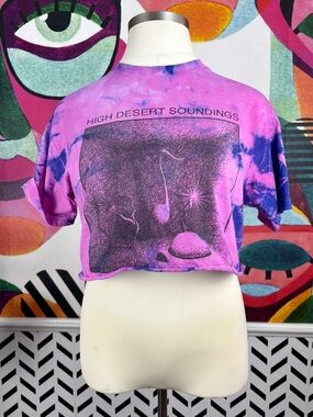 High Desert Soundings Tie-Dye Cropped Tee